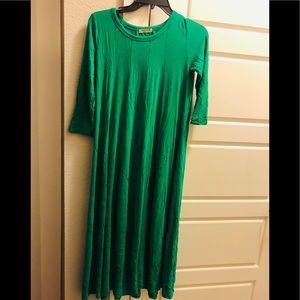 Midi Green Dress
